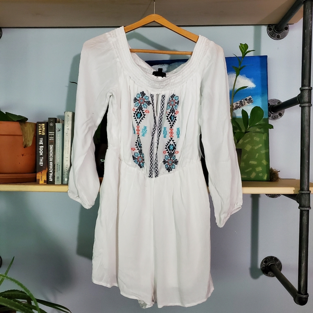 Long sleeve romper